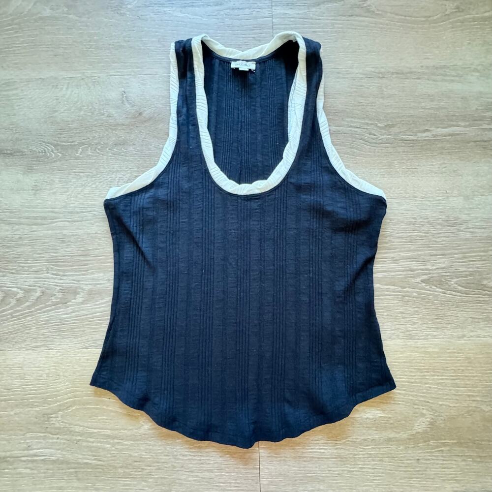 Pilcro Black and White Tank - Size L